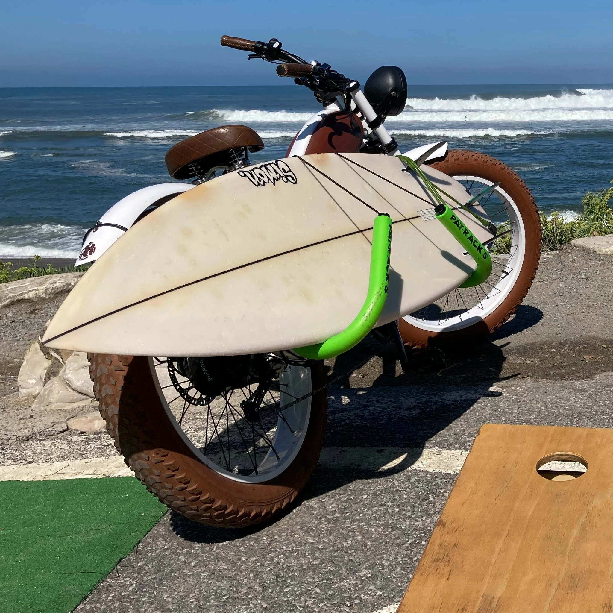 Pat Rack's Porte Planche De Surf Long Pour Vélo Longboard Pat Racks 6 Pat Rack's Porte Planche De Surf Long Pour Vélo Longboard Pat Racks – Image 6