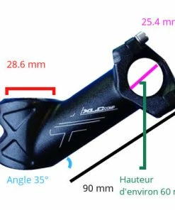 XLC Potence Aheadset Surélevée Pour Cintre Vélo 25,4 Mm -VTT Boutique potence aheadset surelevee pour cintre velo 25 4 mm full 3