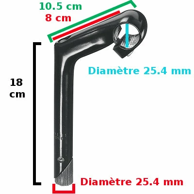 Ergotec-Humpert Potence Plongeur Vintage Tube 25.4 Vélo Vintage Eagle Ergotec 2 Ergotec-Humpert Potence Plongeur Vintage Tube 25.4 Vélo Vintage Eagle Ergotec – Image 2