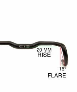 Ergotec-Humpert Cintre Gravel Ergotec Randonneur ER-20 31,8 Mm Noir -VTT Boutique randonneur gravel 1