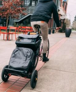 Remorque Cargo Pliable Pour Courses à Vélo Travoy Burley -VTT Boutique remorque cargo pliable pour courses a velo travoy burley full 5