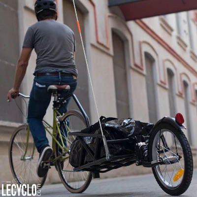 Brandless Remorque De Vélo Mono Roue Sur Tige De Selle Avec Sac étanche 6 Brandless Remorque De Vélo Mono Roue Sur Tige De Selle Avec Sac étanche – Image 6