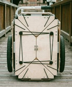 Remorque Vélo Bois Avec Coffre Modulable Flos 2425 Carette -VTT Boutique remorque velo carette flos 2