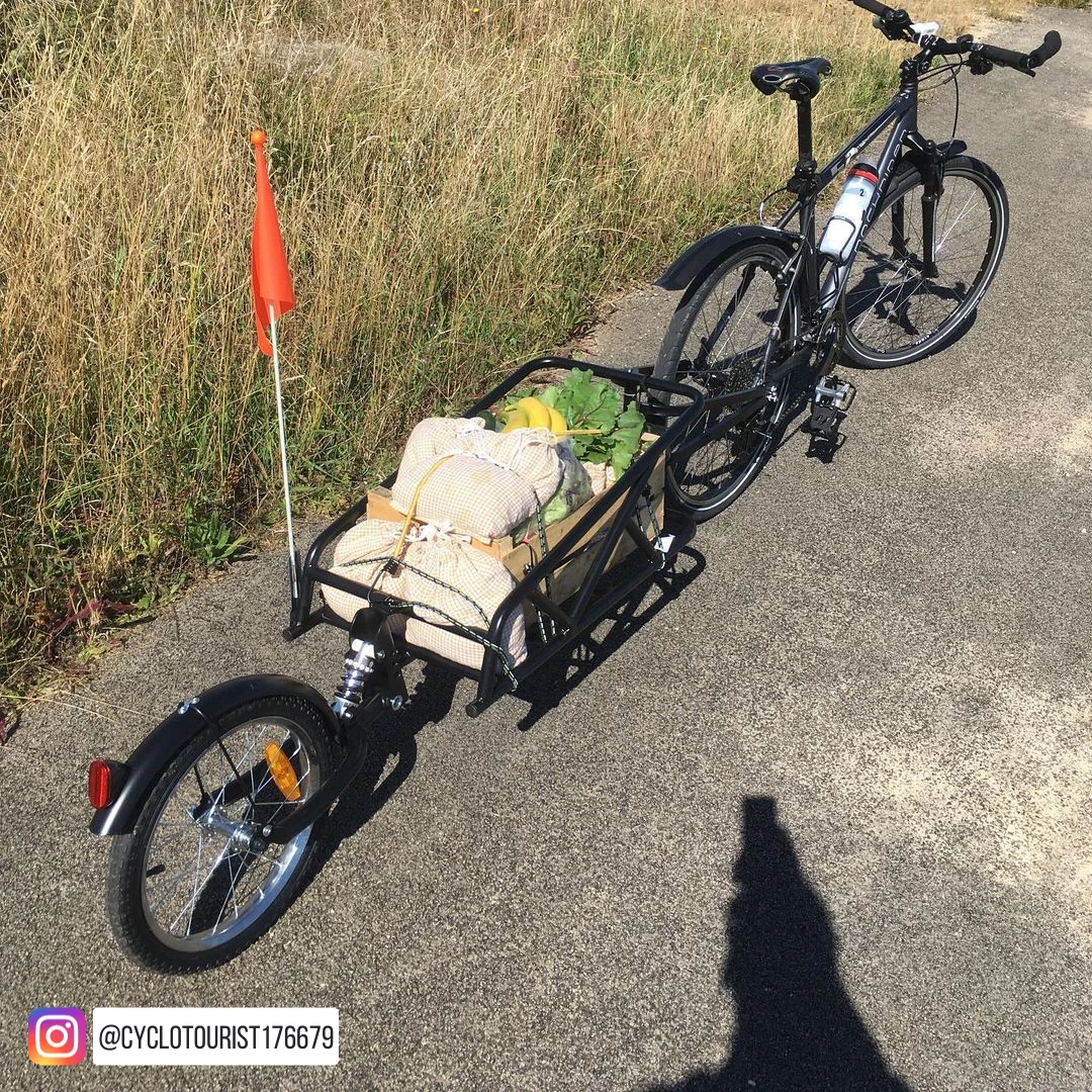 Brandless Remorque Vélo Mono Roue Avec Amortisseur 5 Brandless Remorque Vélo Mono Roue Avec Amortisseur – Image 5