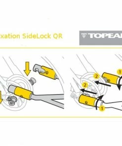 Remorque Vélo Mono Roue Journey Trailer De Topeak -VTT Boutique remorque velo mono roue journey trailer de topeak full 5