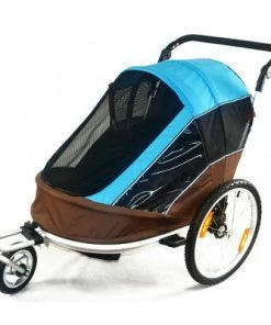 Remorque Vélo Pliable Pour 2 Enfants Maxxus