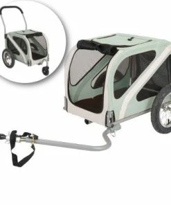 Blue Bird Remorque Vélo Pour Chien Avec Kit Piéton - Monz