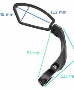 Rétroviseur Hafnium Sur Guidon De Vélo Droit -VTT Boutique retroviseur hafnium sur guidon de velo droit full 5