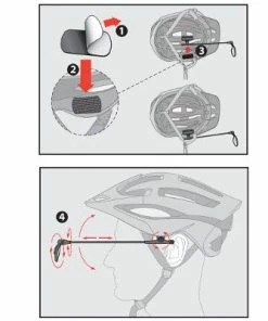 Rétroviseur Sur Casque Vélo Z Eye Zefal -VTT Boutique retroviseur sur casque velo z eye zefal full 6
