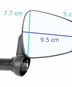 ZEFAL Rétroviseur Vélo Droit Grand Miroir Dooback 2 Zéfal -VTT Boutique retroviseur velo droit grand miroir dooback 2 zefal full 4