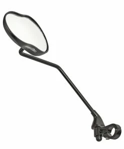 Ergotec-Humpert Rétroviseur Vélo Gauche à Long Bras M-99 LV Ergotec Noir Sablé