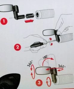 Rétroviseur Vélo Spin Zefal -VTT Boutique retroviseur velo spin zefal full 4