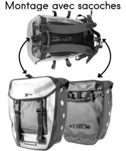 Fox Line Sac à Dos étanche Noir Pour Cyclistes -VTT Boutique sac a dos etanche noir pour cyclistes full 4