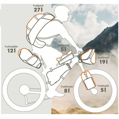 Sac à Dos Vélo Imperméable Bikepacking Trailpack Vaude 5 Sac à Dos Vélo Imperméable Bikepacking Trailpack Vaude – Image 5