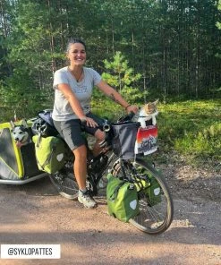 Sac De Vélo Pour Chien Doggy - KLICKfix -VTT Boutique sac transport chat velo