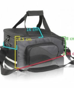 Sacoche 15 L Sur Porte Bagage Arrière De Vélo - XLC 11 Sacoche 15 L Sur Porte Bagage Arrière De Vélo - XLC -VTT Boutique sacoche 15 l sur porte bagage arriere de velo xlc full 6