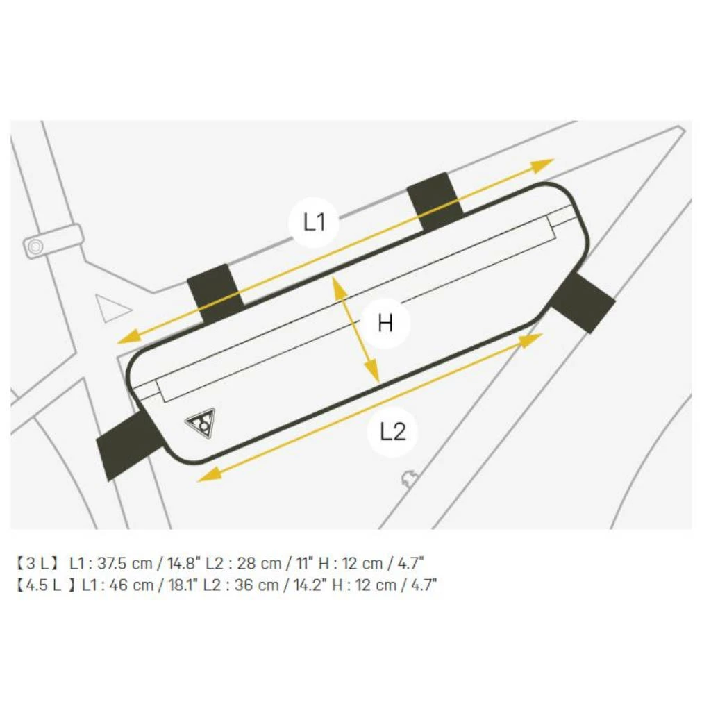 Sacoche De Cadre Pour Vélo MidLoader 4.5 Litres - Topeak 3 Sacoche De Cadre Pour Vélo MidLoader 4.5 Litres - Topeak – Image 3