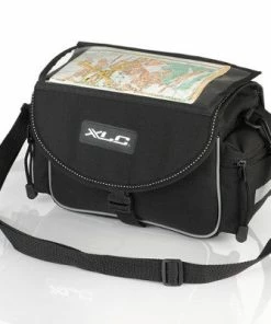 Sacoche Cyclotourisme Sur Guidon Vélo 7L Avec Porte Carte XLC