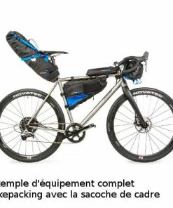 Sacoche De Cadre Vélo 0.75L Bikepacking M-wave -VTT Boutique sacoche de cadre velo 0 75l bikepacking m wave full 4