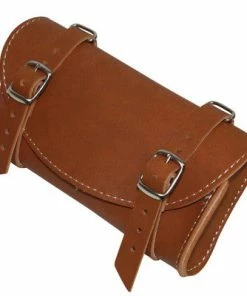 Brandless Sacoche De Selle Imitation Cuir Vintage Marron