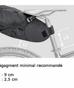 Sacoche De Selle Vélo Bikepacking Backloader 15L Topeak -VTT Boutique sacoche de selle velo bikepacking backloader 15l topeak full 5