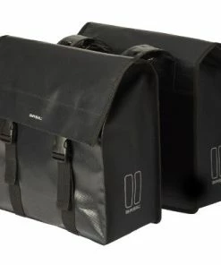 Sacoche De Vélo Double Noir 48-53L Urban Load Basil