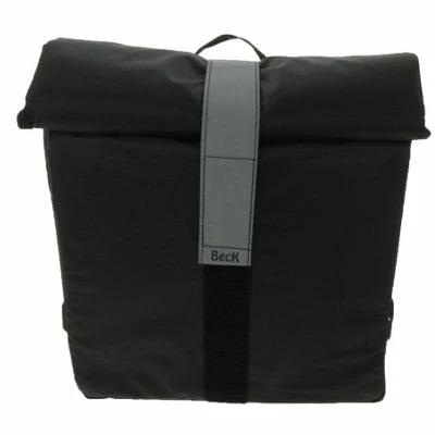 Sacoche De Vélo Simple Imperméable Noire Roll Single Beck 2 Sacoche De Vélo Simple Imperméable Noire Roll Single Beck – Image 2