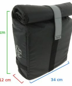 Sacoche De Vélo Simple Imperméable Noire Roll Single Beck 7 Sacoche De Vélo Simple Imperméable Noire Roll Single Beck -VTT Boutique sacoche de velo simple impermeable noire roll single beck full 4