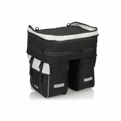 Sacoche Triple Vélo Sur Porte Bagage Arrière Traveller XLC 1 Sacoche Triple Vélo Sur Porte Bagage Arrière Traveller XLC
