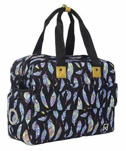 Sacoche Vélo De Ville Aux Motifs Fleurs Feather Shopper Willex