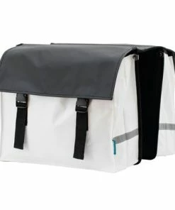 Sacoche Vélo Double 40 L Blanche Et Noire Urban Proof