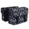 Sacoche Vélo Double Aux Motifs Fleurs Feather Shopper Willex