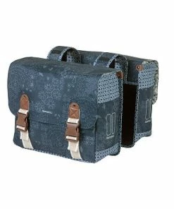 Sacoche Vélo Double Bleue 35L Boheme Basil