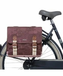 Sacoche Vélo Double Rouge Vintage 35L Boheme Basil -VTT Boutique sacoche velo double rouge vintage 35l boheme basil full 5