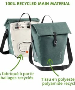 Sacoche Vélo Vaude ReCycle 23 + 7L Sur Porte-bagages Arrière 6 Sacoche Vélo Vaude ReCycle 23 + 7L Sur Porte-bagages Arrière -VTT Boutique sacoche velo vaude recycle 23 7l sur porte bagages arriere full 3