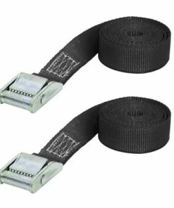 Brandless Sangles De Serrage 4m X 2.5cm Pour Vélo - Lot De 2