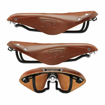 Selle De Vélo En Cuir Brooks B17 Marron Miel 2 Selle De Vélo En Cuir Brooks B17 Marron Miel – Image 2