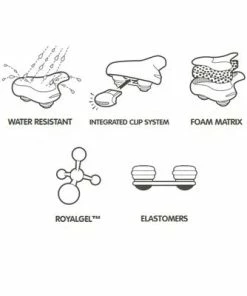 Selle De Vélo Gel Ellipse Relaxed Selle Royal -VTT Boutique selle de velo gel ellipse relaxed selle royal full 4