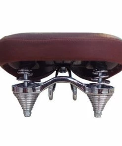 VELO Selle De Vélo Rétro Cruiser Grand Confort Marron 8 VELO Selle De Vélo Rétro Cruiser Grand Confort Marron -VTT Boutique selle de velo retro cruiser grand confort marron full 4