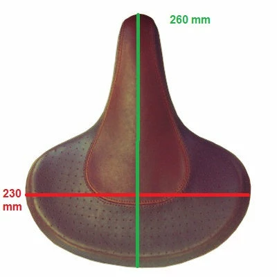 VELO Selle De Vélo Rétro Cruiser Grand Confort Marron 5 VELO Selle De Vélo Rétro Cruiser Grand Confort Marron – Image 5