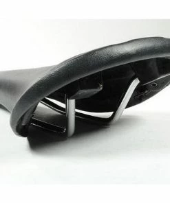 VELO Selle De Vélo Rétro Impression Cuir Noir 5 VELO Selle De Vélo Rétro Impression Cuir Noir -VTT Boutique selle de velo retro impression cuir noir full 3