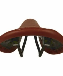 Endzone Selle De Vélo Vintage Imitation Cuir Marron -VTT Boutique selle de velo vintage imitation cuir marron full 4