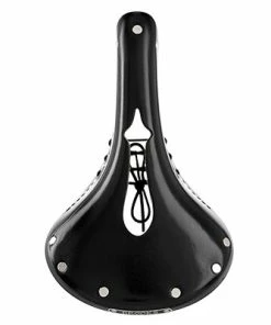 Selle Vélo Cuir Brooks B17 Carved Noire Pour Homme -VTT Boutique selle velo cuir brooks b17 carved noire pour homme full 4