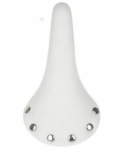 Endzone Selle Vélo Vintage Blanche Imitation Cuir Avec Rivets 6 Endzone Selle Vélo Vintage Blanche Imitation Cuir Avec Rivets -VTT Boutique selle velo vintage blanche imitation cuir avec rivets full 3