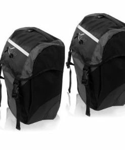 Set De Sacoches Vélo 30L Fixation Crochets XLC