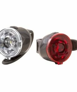 Set Feux Vélo à Piles Avant Et Arrière Dot Spanninga