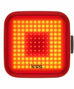 Set Feux Vélo Avant Et Arrière LED Blinder Square Knog -VTT Boutique set feux velo avant et arriere led blinder square knog full 4