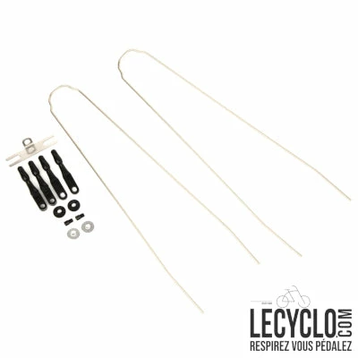 Set Garde-boue Aluminium 28 Pouces R'Light Stronglight - Argent 4 Set Garde-boue Aluminium 28 Pouces R'Light Stronglight - Argent – Image 4