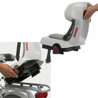 Siège Enfant Pour Vélo Guppy Junior Blanc - Polisport 2 Siège Enfant Pour Vélo Guppy Junior Blanc - Polisport – Image 2