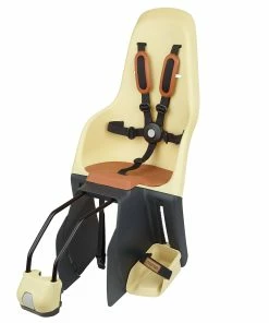 Siège Vélo Junior Cadre Pliant Minia -VTT Boutique siege velo arriere cadre minia jaune